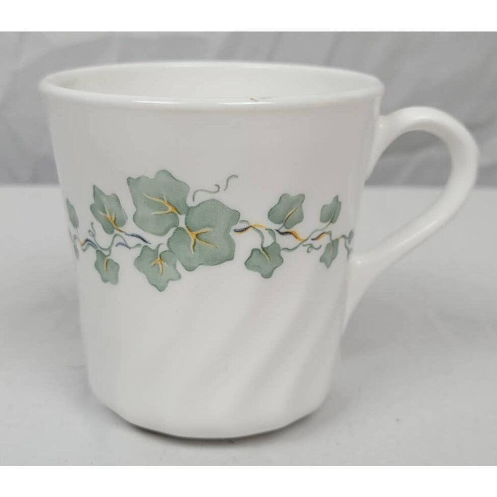 Corning Ware Corelle Callaway Swirl Ivy Tea Coffee Cup Mug